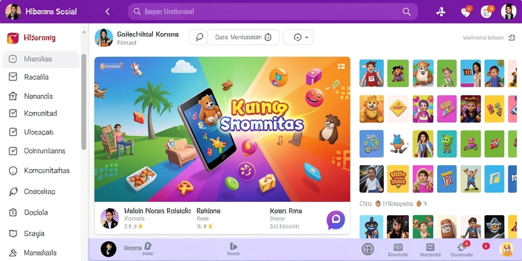 Misi dan tantangan seru pada setiap level permainan.