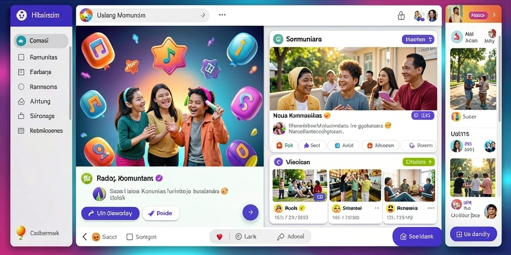 Fitur sosial untuk bersaing dengan teman.