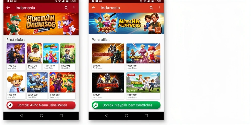 Berbagai level permainan yang menantang dan seru.