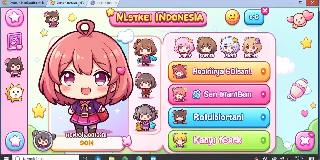 Karakter-karakter unik yang bisa dipilih dan diupgrade.