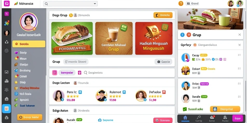 Tangkapan layar memperlihatkan fitur multiplayer yang menarik.